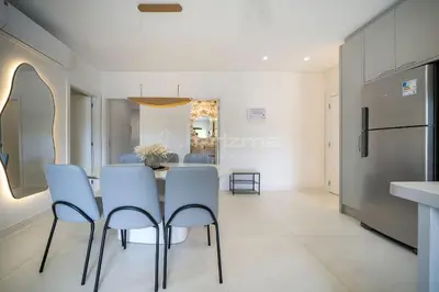 A cozinha ou kitchenette de Lindo Apartamento Condomínio com Piscina