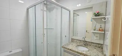 Uma casa de banho em Apartamento Oasis de Palmas Seu paraiso na Praia