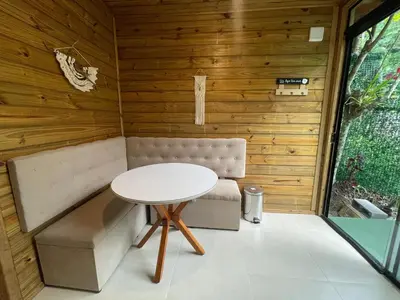 A planta de SeaBlue Estaleiro Hospedagem - 1,5km da Praia