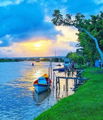 Paisagem natural perto da casa de férias