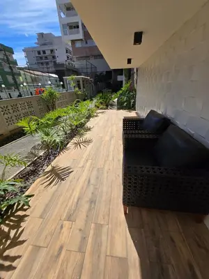 Uma área de estar em Departamento Premium Bombas Brasil