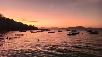 Paisagem natural perto da casa de férias