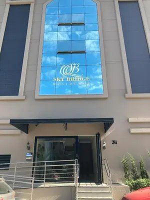 A fachada ou entrada de Hermoso apartamento con vista al Mar