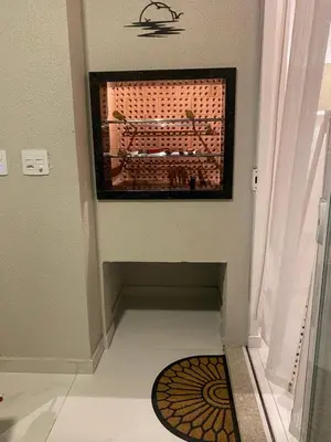 A planta de Hermoso apartamento con vista al Mar