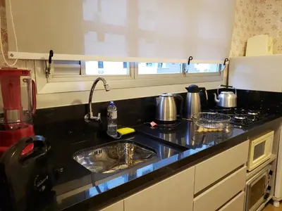 A cozinha ou kitchenette de Edifício Vila Real