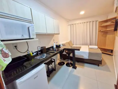 A cozinha ou kitchenette de Studios Bombinhas