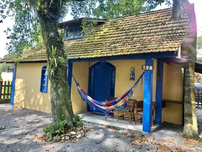 O edifício onde a casa de férias está situado