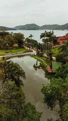 Paisagem natural perto das estalagens
