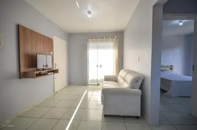 Uma área de estar em Residencial San Jorge
