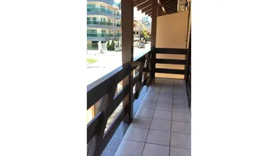 Uma varanda ou terraço em Casa em Bombinhas Almeida e Moraes Perto da Praia