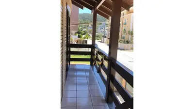 Uma varanda ou terraço em Casa em Bombinhas Almeida e Moraes Perto da Praia