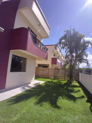 O edifício onde a casa de férias está situado