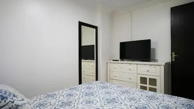 Uma televisão e/ou sistema de entretenimento em Casas Praia da Lagoinha - Mestre Naro
