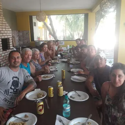 Os clientes hospedados em Vila Alegria