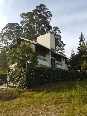 O edifício onde a casa de férias está situado