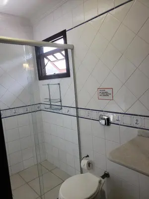 Uma casa de banho em Pousada Pedra da Gaivota