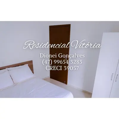 Uma cama ou camas num quarto em Residencial Vitória
