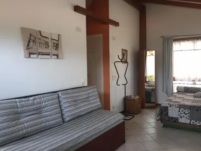 A planta de Apartamentos Morada do Canto - 130m da praia principal Bombinhas