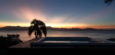 Paisagem natural perto da casa de férias