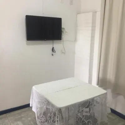 Uma televisão e/ou sistema de entretenimento em Pousada Alessandra