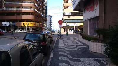 A planta de Apartamento Meia Praia