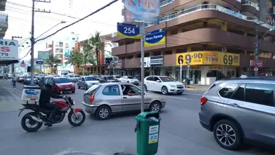 A planta de Apartamento Meia Praia