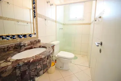 Uma casa de banho em Casa Beira Mar