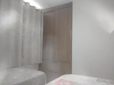 Uma cama ou camas num quarto em ILHA DE MAJORCA-Apto