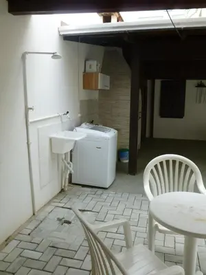 A planta de Apartamento Cobertura - 140 metros da praia