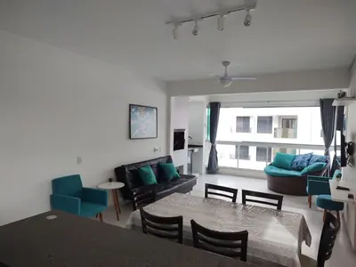 A planta de Apto Praia Palmas
