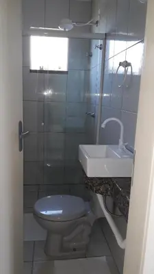 Uma casa de banho em Carpe Diem Bombinhas