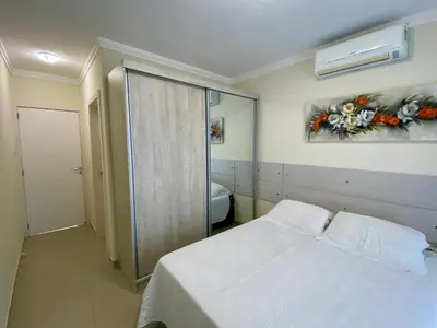 Uma cama ou camas num quarto em Res Costa Verde