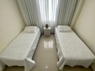 Uma cama ou camas num quarto em Res Costa Verde