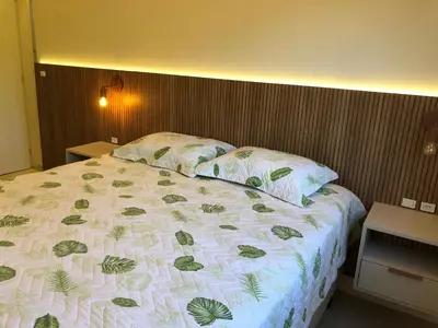 Uma cama ou camas num quarto em Ed. Vila Malorca