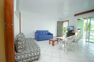 Uma área de estar em Pousada Morada da Praia