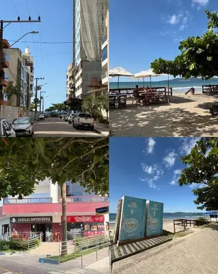 A planta de Lindo apartamento super completo em Meia Praia, 100 metros do mar e 10 quadras do centro