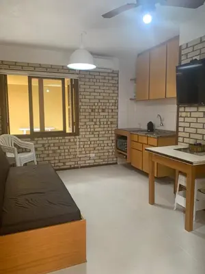 A cozinha ou kitchenette de Bombinhas Quinta do Mar Complexo A
