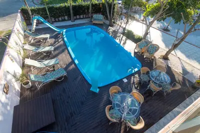 A piscina em ou perto de Casa em Bombinhas com piscina