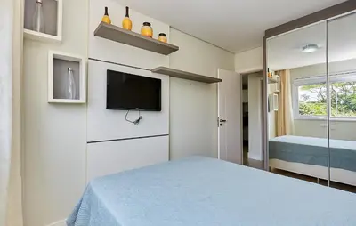A planta de 1021 Apartamento em condomínio com piscina localizado na Avenida da praia do centro de Bombinhas