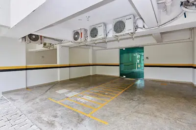 A planta de 1035 Apartamento agradável e econômico para até 05 pessoas na praia do centro de Bombinhas