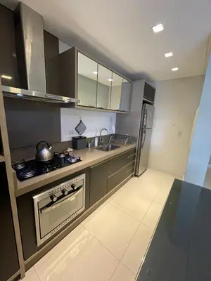 A planta de Apartamento Meia Praia
