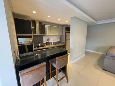 A planta de Apartamento Meia Praia