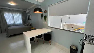 A cozinha ou kitchenette de Residencial Rumo ao Mar - Bombinhas-SC