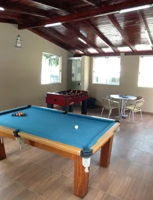 A planta de BRUNO KLEMTZ DS1 - CASA COM PISCINA, PARQUE INFANTIL E SALA DE JOGOS- 2 dorm - MEIA PRAIA - ITAPEMA