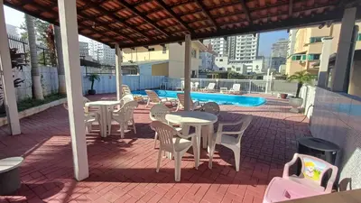 A planta de BRUNO KLEMTZ DS1 - CASA COM PISCINA, PARQUE INFANTIL E SALA DE JOGOS- 2 dorm - MEIA PRAIA - ITAPEMA