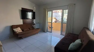 Uma área de estar em DS2 - 2 Dorm PIscina AR WIFI Churrasqueira - BRUNO KLEMTZ