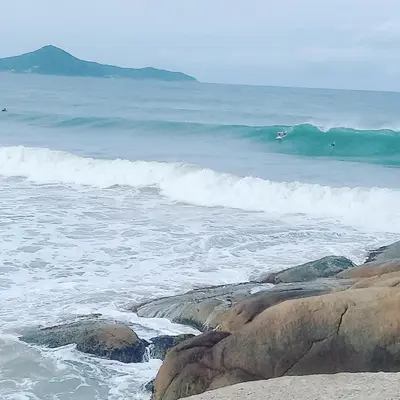A planta de Casa Temporada 400mts Praia Mariscal