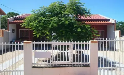 O edifício onde a casa de férias está situado