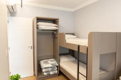 A planta de Nilmare Apart Hotel