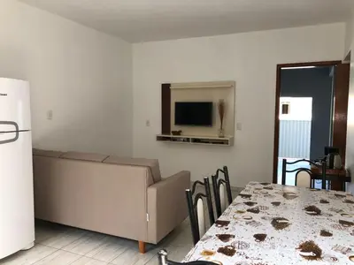 Uma cama ou camas num quarto em Casa próxima a praia de Calheiros
